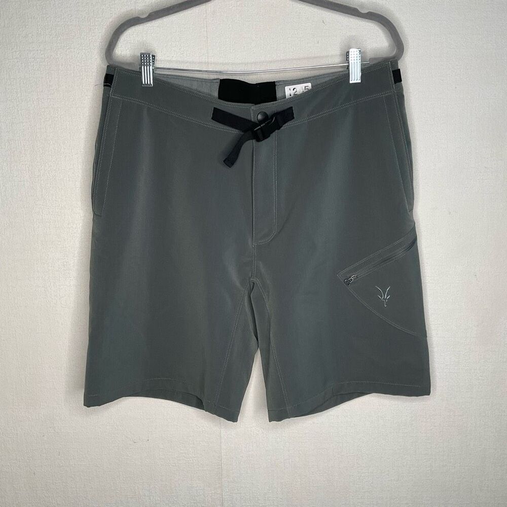 Ibex ClimaWool‎ Men's Mountain Shorts Organic Cotton Zip Pockets Hiking Size L